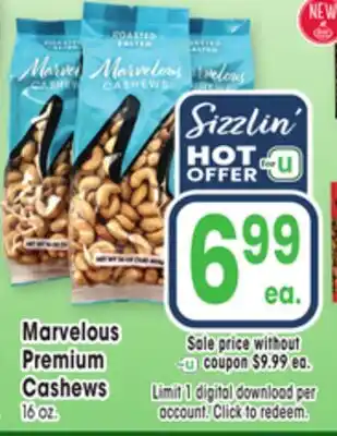 Jewel-Osco Marvelous Premium Cashews offer