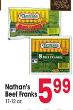 Jewel-Osco Nathan's Beef Franks offer
