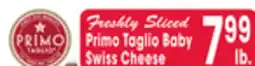 Jewel-Osco Primo Taglio Baby Swiss Cheese offer