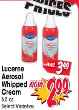 Jewel-Osco Lucerne Aerosol Whipped Cream offer
