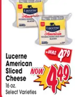 Jewel-Osco Lucerne American Sliced Cheese offer