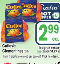 Jewel-Osco Cuties Clementines offer