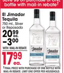 Jewel-Osco El Jimador Tequila offer