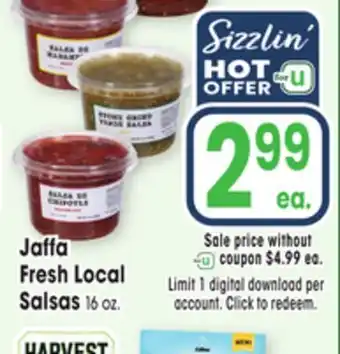Jewel-Osco Jaffa Fresh Local Salsas offer