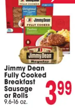 Jewel-Osco Jimmy Dean Fully Cooked Breakfast Sausage or Rolls offer
