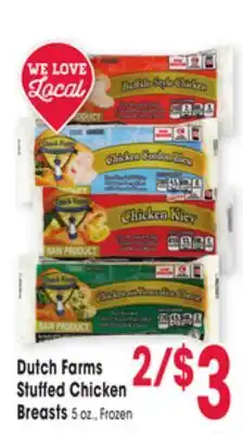Jewel-Osco Dutch Farms Stuffed Chicken offer
