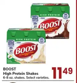 Jewel-Osco BOOST High Protein Shakes offer