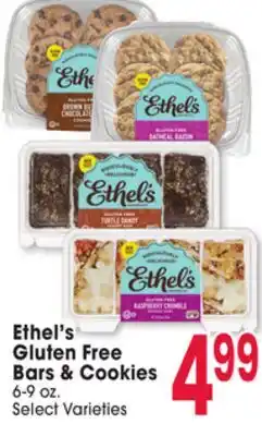 Jewel-Osco Ethel's Gluten Free Bars & Cookies offer