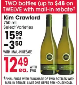 Jewel-Osco Kim Crawford offer