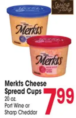 Jewel-Osco Merkts Cheese Spread Cups offer