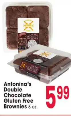 Jewel-Osco Antonina's Double Chocolate Gluten Free Brownies offer