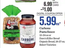 Mariano's Carbone Pasta Sauce offer