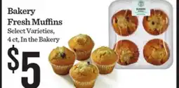 Mariano's Bakery Fresh Muffins offer