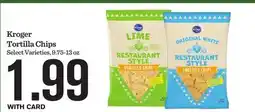 Mariano's Kroger Tortilla Chips offer