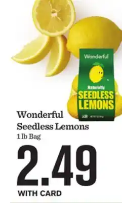 Mariano's Wonderful Seedless Lemons offer