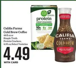 Mariano's Califia Farms Cold Brew Coffee offer