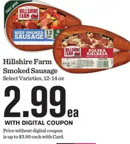Mariano's Hillshire Farm Smoked Sausage offer