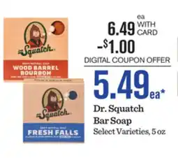 Mariano's Dr. Squatch Bar Soap offer