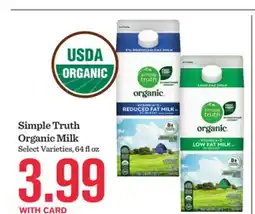 Mariano's Simple Truth Organic Milk offer