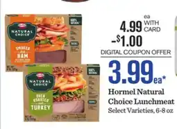 Mariano's Hormel Natural Choice Lunchmeat offer
