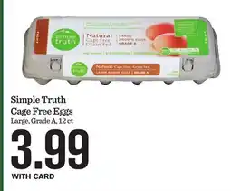 Mariano's Simple Truth Cage Free Eggs offer