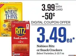 Mariano's Nabisco Ritz or Snack Crackers offer