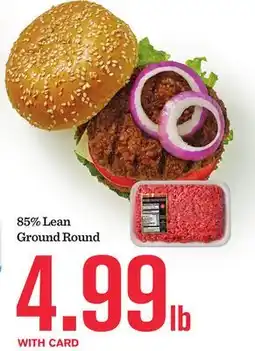 Mariano's 85% Lean Ground Round offer