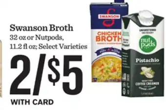 Mariano's Swanson Broth offer