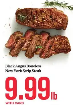 Mariano's Black Angus Boneless New York Strip Steak offer