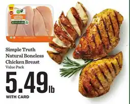 Mariano's Simple Truth Natural Boneless Chicken Breast offer