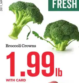 Mariano's Broccoli Crowns offer