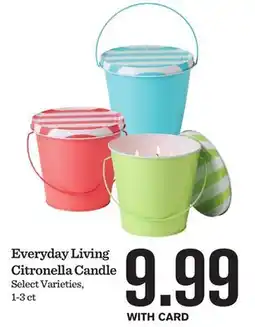 Mariano's Everyday Living Citronella Candle offer