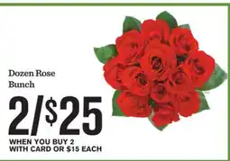 Mariano's Dozen Rose Bunch offer