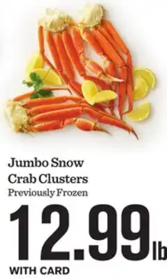 Mariano's Jumbo Snow Crab Clusters offer