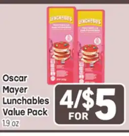Tony’s Fresh Market Oscar Mayer Lunchables Value Pack offer