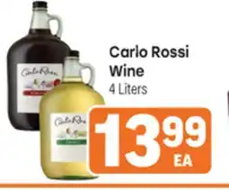 Tony’s Fresh Market Carlo Rossi Wine offer