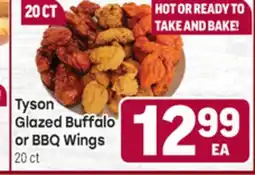Tony’s Fresh Market Tyson Glazed Buffalo or BBQ Wings offer