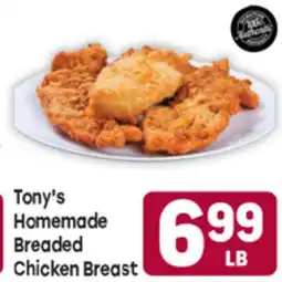 Tony’s Fresh Market Tony's Homemade Breaded Chicken Breast offer
