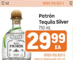 Tony’s Fresh Market Patrón Tequila Silver offer