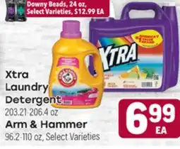 Tony’s Fresh Market Xtra Laundry Detergent, 203.21-206.4 oz Arm & Hammer 96.2-110 oz offer