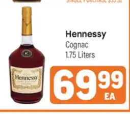 Tony’s Fresh Market Hennessy Cognac offer