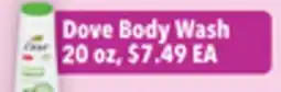Tony’s Fresh Market Dove Body Wash offer
