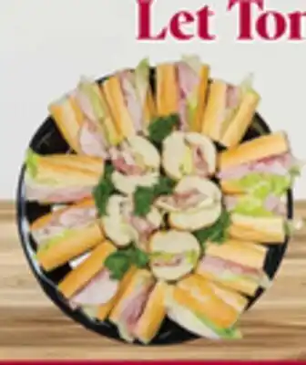 Tony’s Fresh Market Sub Platter offer