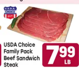 Tony’s Fresh Market USDA Choice Family Pack Beef Sandwich Steak offer