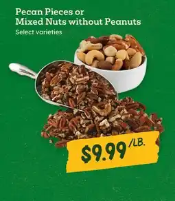 Sprouts Farmers Market Pecan Pieces or Mixed Nuts without Peanuts offer