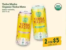 Sprouts Farmers Market Yerba Madre Organic Yerba Mate offer