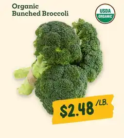 Sprouts Farmers Market Organic Bunched Broccoli offer