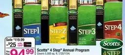 Ace Hardware Scotts 4 Step Annual Program offer