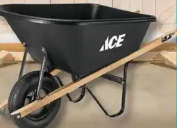 Ace Hardware Ace 6 Cu. Ft. Poly Wheelbarrow offer