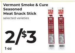 Lifethyme Vermont Smoke & Cure Seasoned Meat Snack Stick offer